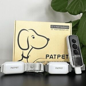 PATPET Anti Bark Dog Training Collar Smart Training Device NWT